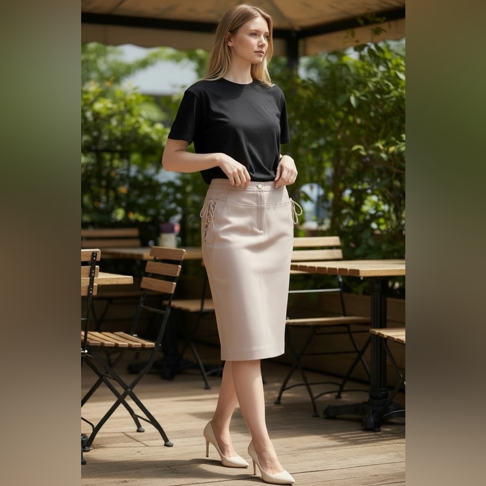Roberto Cavalli light Pink Pencil Skirt